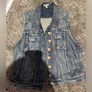 Express Denim vest used like new